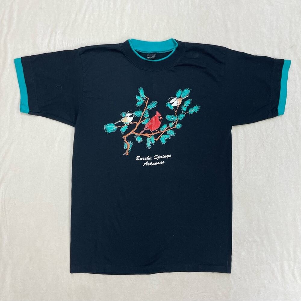 Vintage Double Layer Pre-Shrunk Eureka Springs Short Sleeve Tee Size L
